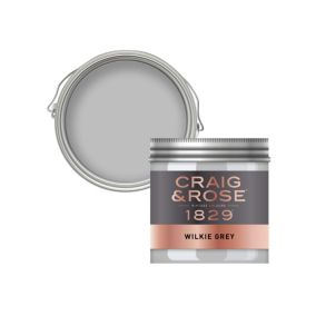 Craig & Rose 1829 Wilkie Grey Chalky Emulsion paint, 50ml Tester pot