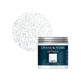 Craig & Rose Artisan Starlight Silver Glitter effect Topcoat Special effect paint, 300ml