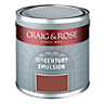 Craig & Rose Authentic period colours Arabian red Flat matt Emulsion paint, 2.5L