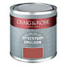 Craig & Rose Authentic period colours Barn red Flat matt Emulsion paint, 2.5L