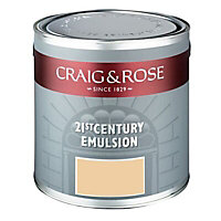 Craig & Rose Authentic period colours Beauvais cream Flat matt Emulsion paint, 2.5L