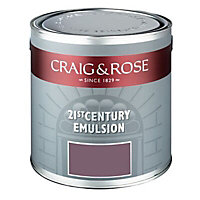 Craig & Rose Authentic period colours Burg leather Flat matt Emulsion paint, 2.5L