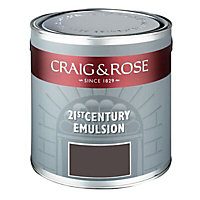 Craig & Rose Authentic period colours Clove brown Flat matt Emulsion paint, 2.5L