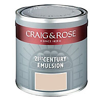 Craig & Rose Authentic period colours Dried plaster Flat matt Emulsion paint, 2.5L