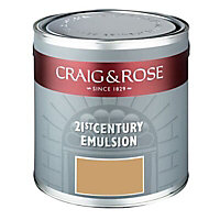 Craig & Rose Authentic period colours Kitchen gold Flat matt Emulsion paint, 2.5L