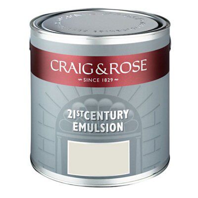 Craig Rose Authentic Period Colours Linen White Flat Matt Emulsion Paint 2 5l Diy At B Q