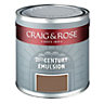 Craig & Rose Authentic period colours Mortlake brown Flat matt Emulsion paint, 2.5L
