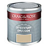 Craig & Rose Authentic period colours Pale oak Flat matt Emulsion paint, 2.5L