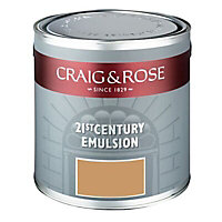 Craig & Rose Authentic period colours Papyrus Flat matt Emulsion paint, 2.5L