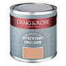 Craig & Rose Authentic period colours Terracotta Flat matt Emulsion paint, 2.5L