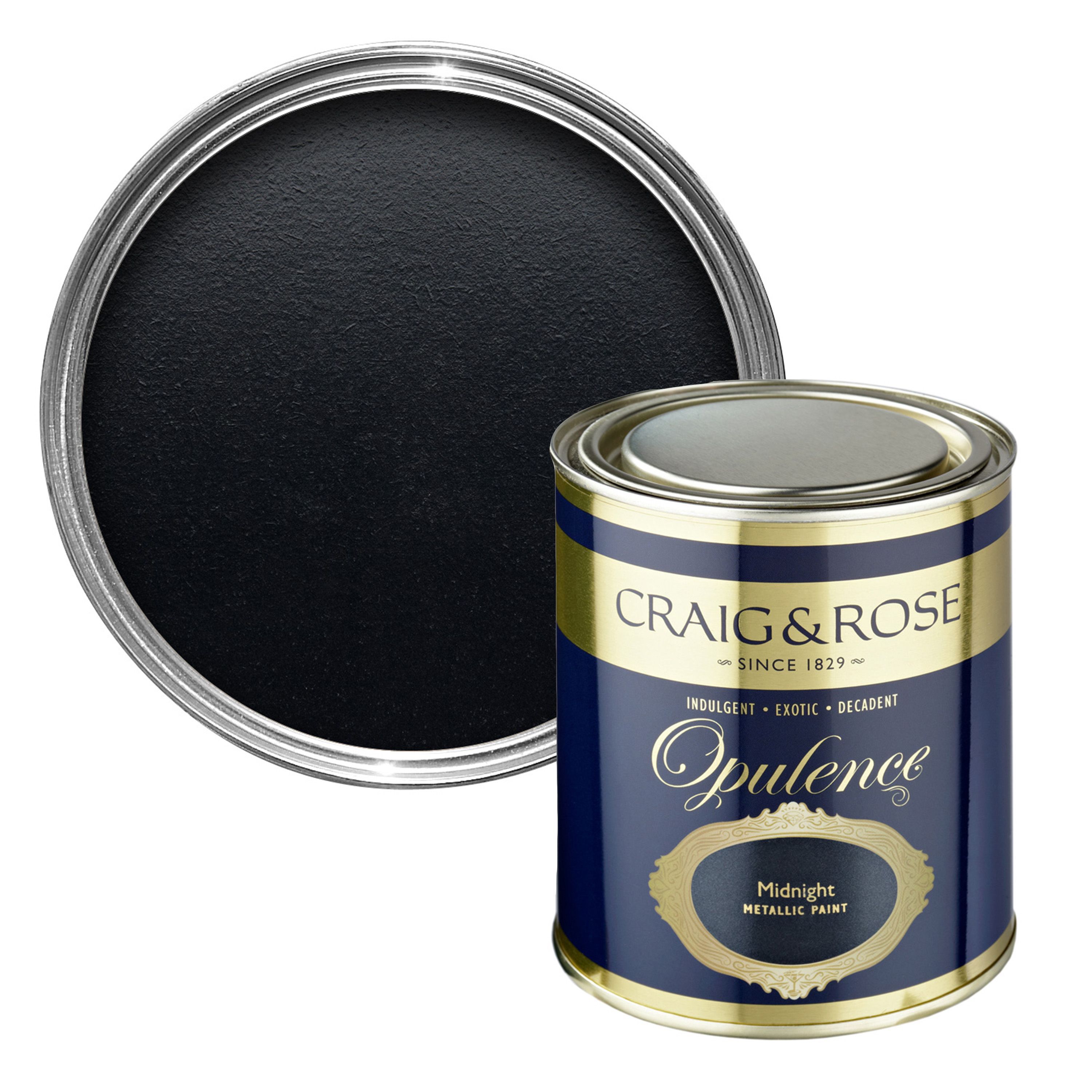 Craig And Rose Opulence Midnight Semi Gloss Special Effect Paint 750 Ml Diy At Bandq