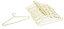 Cream Clothes hangers, Pack of 15