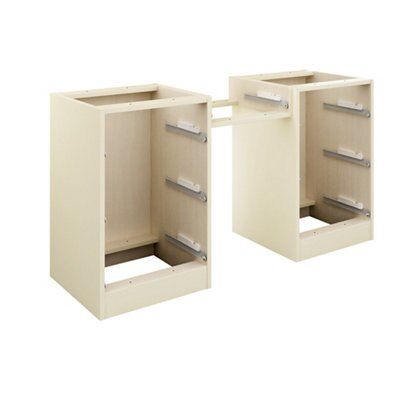 Cream Dressing table (H)747mm (W)1360mm (D)578mm
