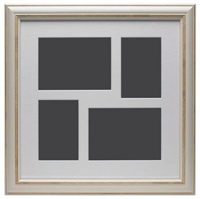 Cream Multi aperture Multi Picture frame (H)47cm x (W)47cm