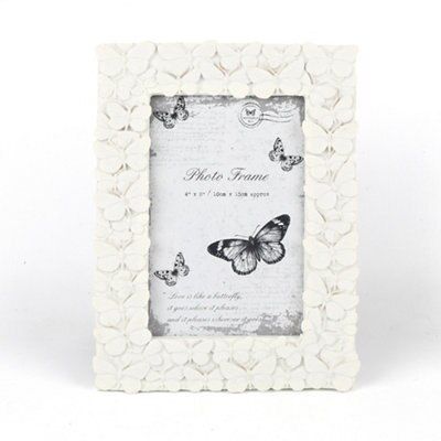 Cream Single Picture frame (H)20cm x (W)15cm | DIY at B&Q