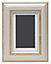 Cream Single Picture frame (H)22cm x (W)17cm
