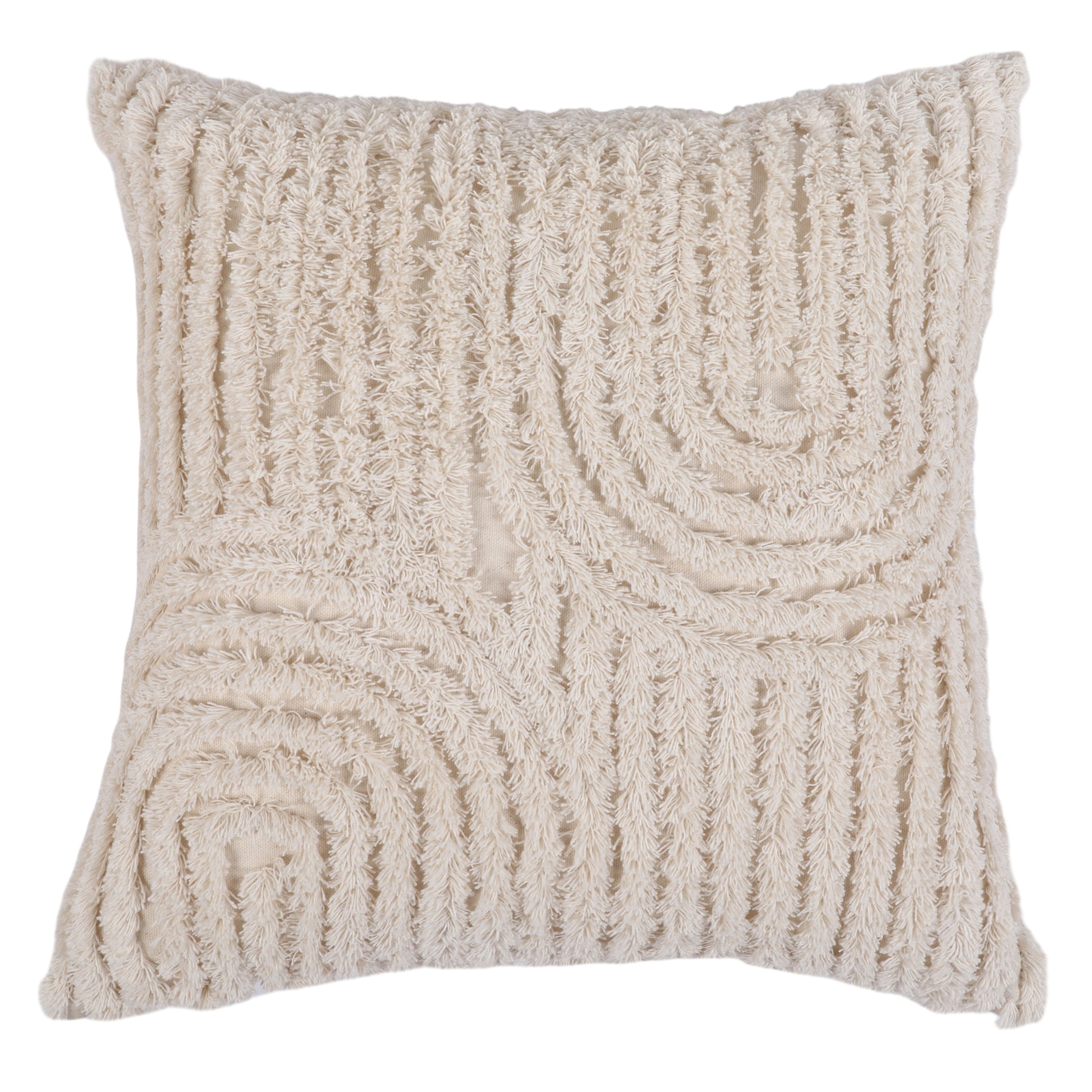 Fusion - Copeland - 100% Cotton Filled Cushion - 43x43 cm in Red