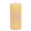 Cream Vanilla Pillar candle 475g, Large