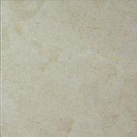 Crema Cream Marble effect Wall & floor Tile, Pack of 5, (L)305mm (W)305mm