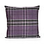 Crisana Tartan Purple Cushion (L)45cm x (W)45cm