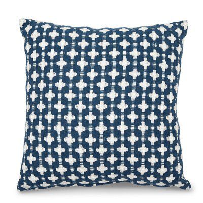 Cross Moroccan blue Cushion (L)3cm x (W)43cm | DIY at B&Q