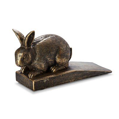 Crouching rabbit Decorative door stop