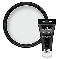 Crown Breatheasy Chalky white Matt Emulsion paint, 40ml