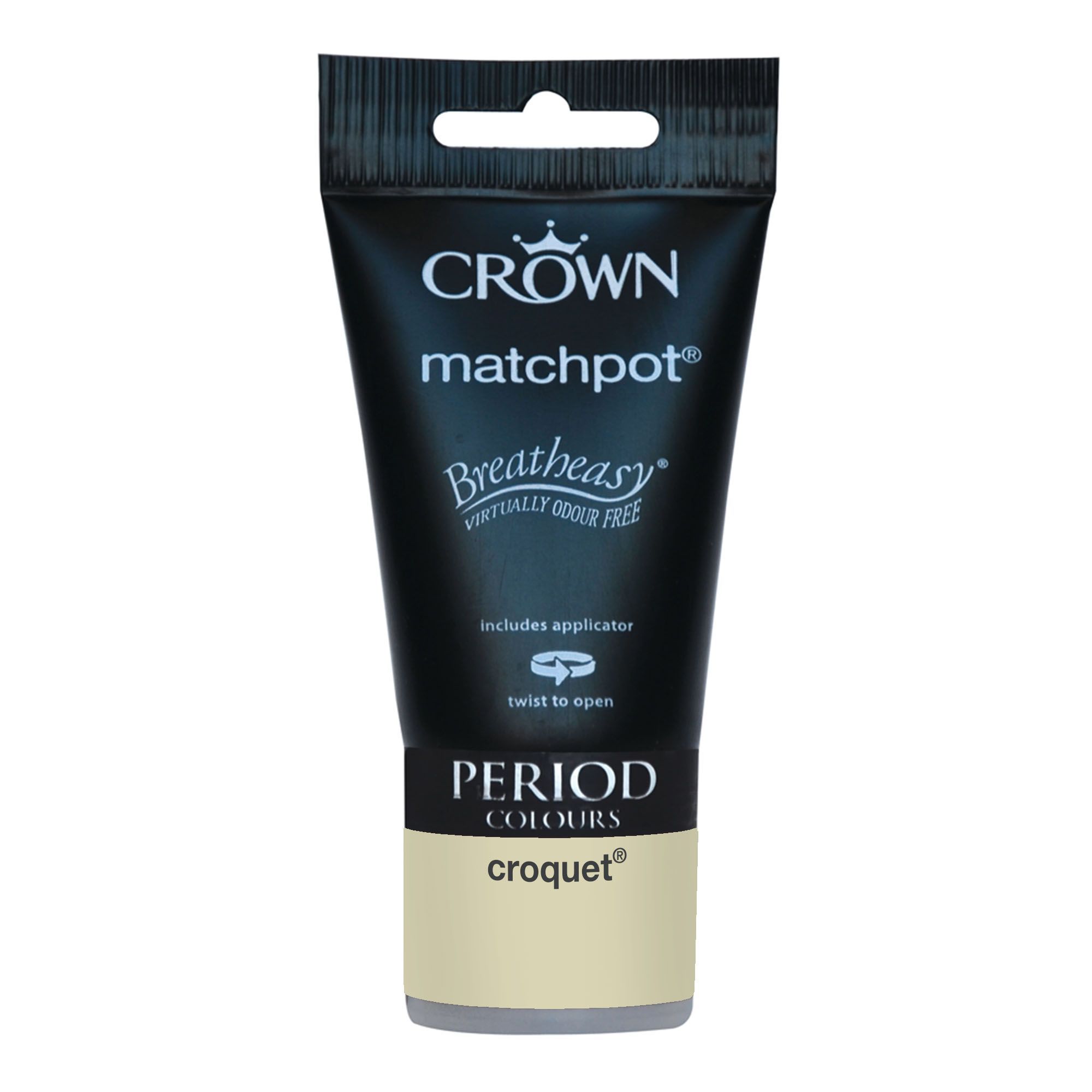 Crown Breatheasy Croquet Matt Emulsion paint 0.04L Tester pot DIY at B&Q