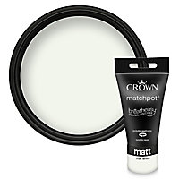 Crown Breatheasy Milk white Matt Emulsion paint, 40ml