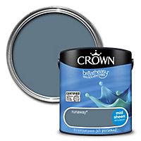 Crown Breatheasy Runaway Mid sheen Emulsion paint, 2.5L