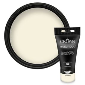 Crown Breatheasy Soft linen Matt Emulsion paint, 40ml