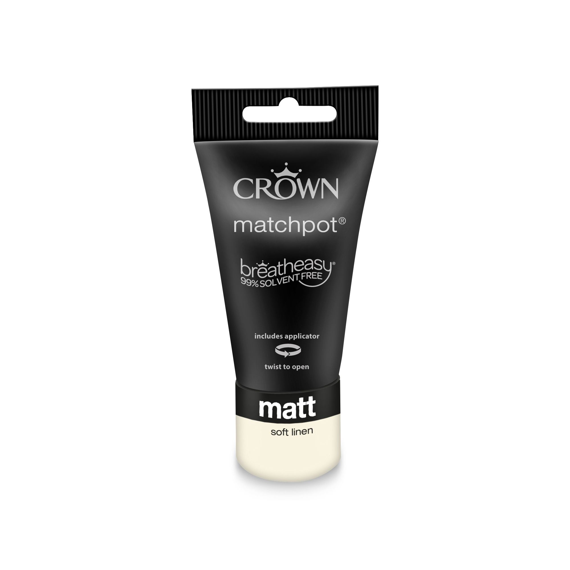 Crown Breatheasy Soft linen Matt Emulsion paint, 40ml