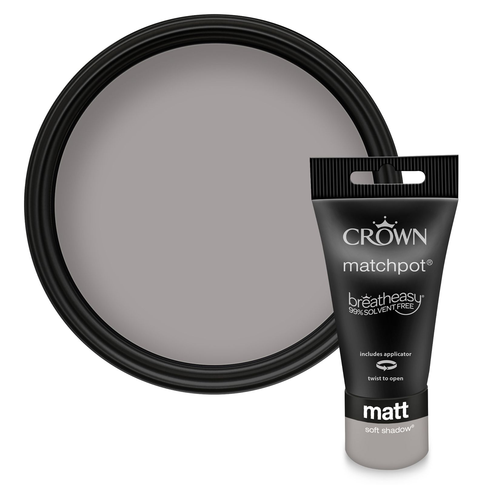 Crown Breatheasy Soft shadow Matt Emulsion paint, 40ml