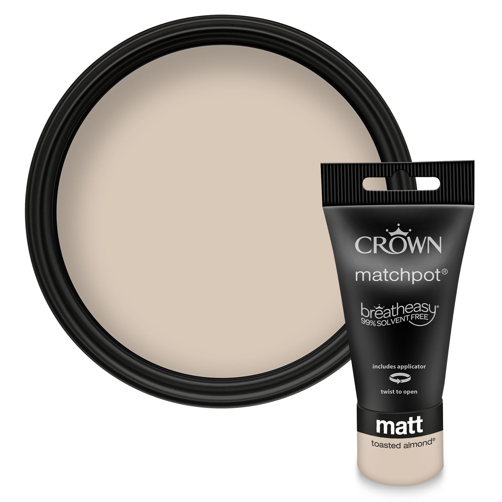 Crown Matt Emulsion Paint - Toasted Almond - 2.5L