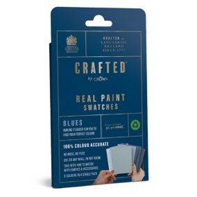 Crown Crafted Blues Paint swatch Pack of 8