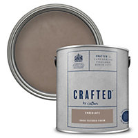 Crown Crafted Chocolate Matt Suede effect Emulsion paint, 2.5L