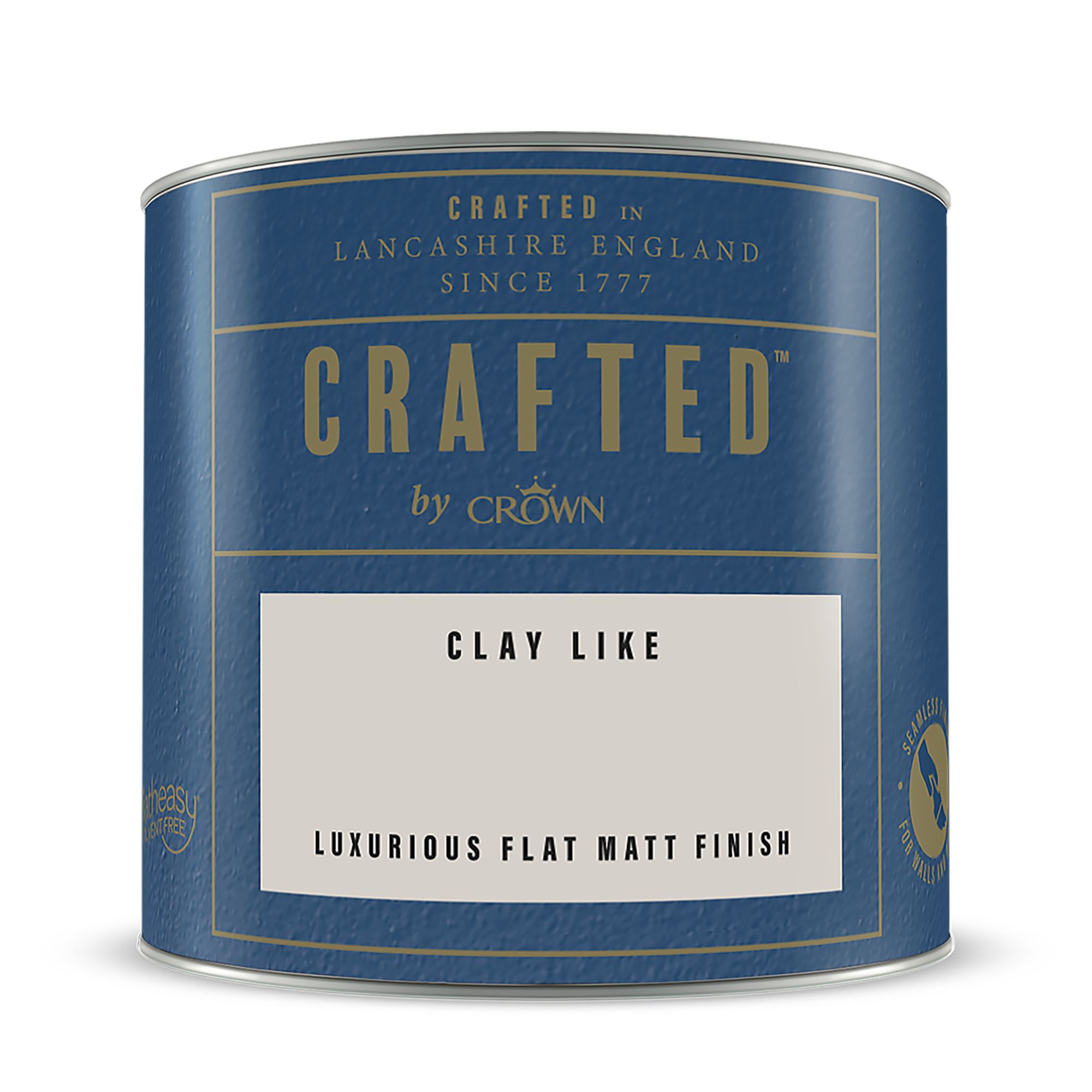Crown Crafted Clay Like Flat matt Multi-surface Emulsion paint, 125ml Tester pot
