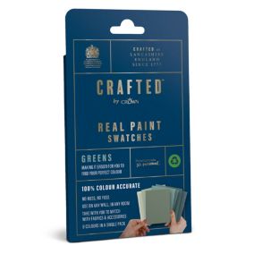 Crown Crafted Greens Paint swatch Pack of 8
