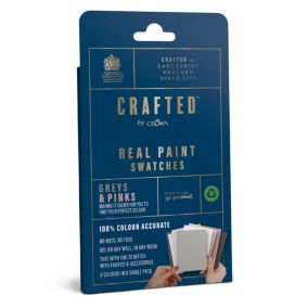 Crown Crafted Greys & Pinks Paint swatch Pack of 8