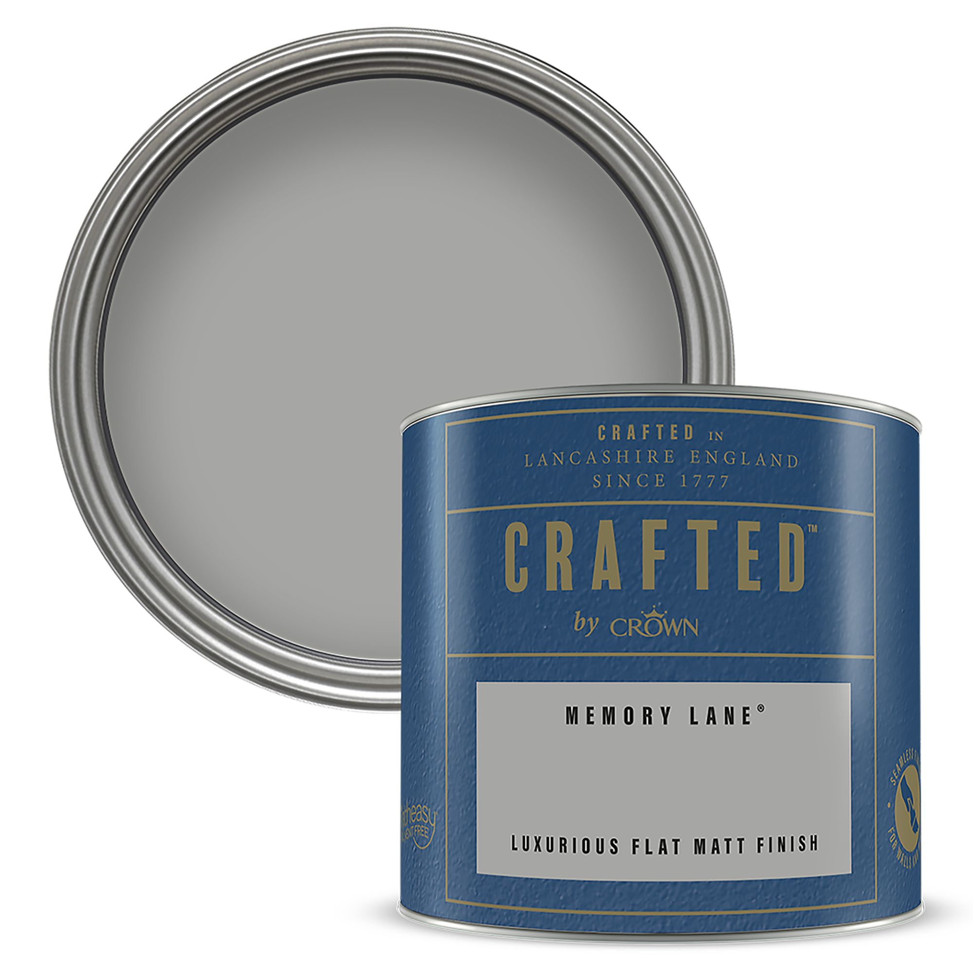 Crown Crafted Memory Lane Flat matt Multi-surface Emulsion paint, 125ml Tester pot