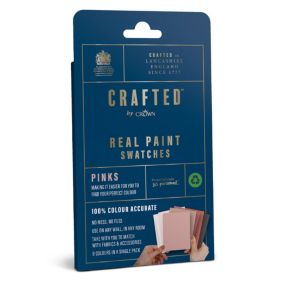 Crown Crafted Pinks Paint swatch Pack of 8