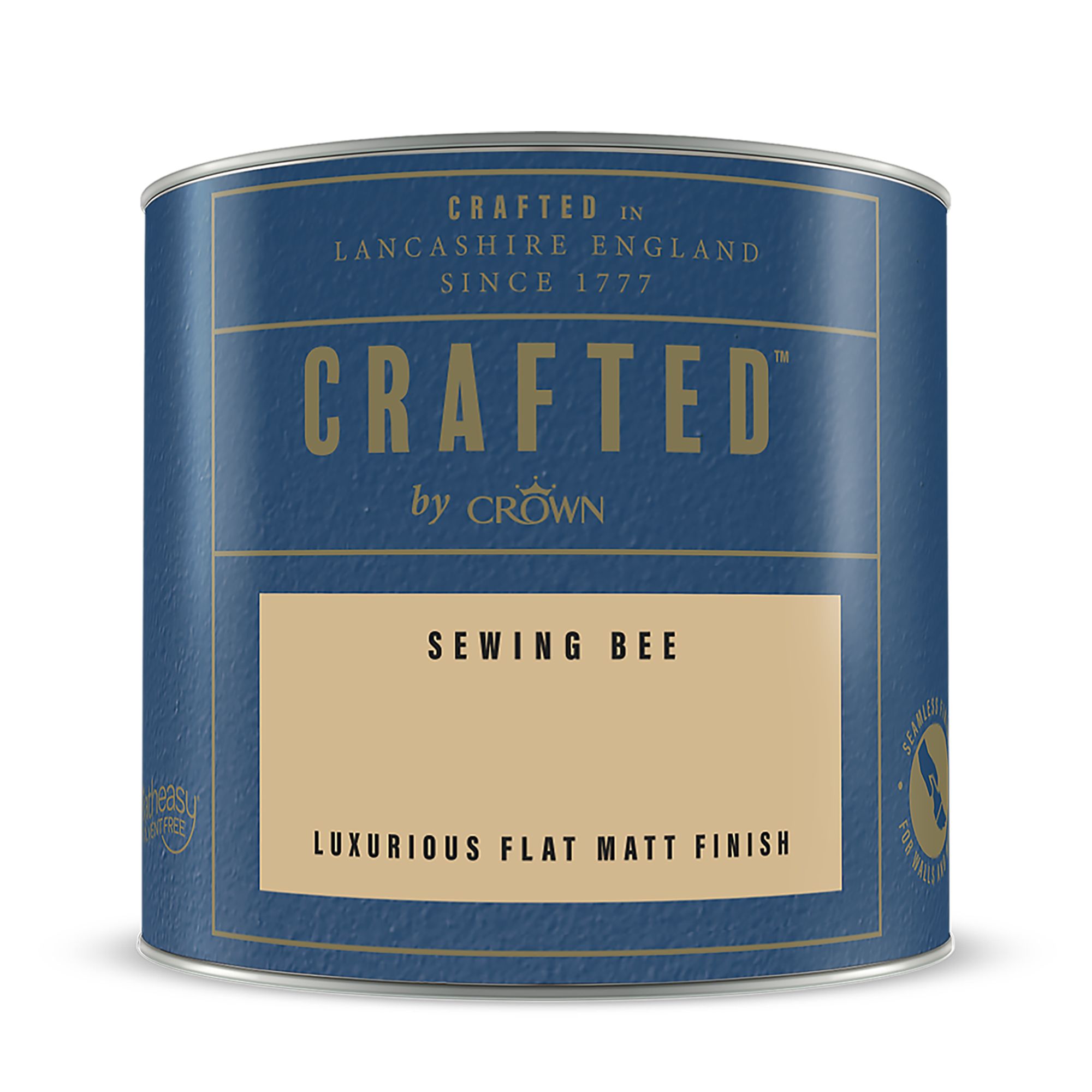 Crown Crafted Sewing Bee Flat matt Multi-surface Emulsion paint, 125ml Tester pot