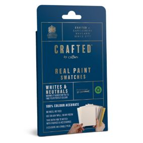 Crown Crafted Whites & Neutrals Paint swatch Pack of 8
