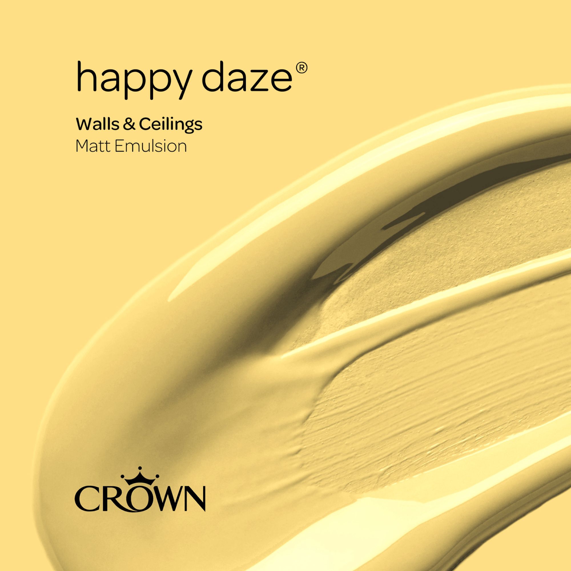 Crown Happy Daze Matt Wall & ceiling Emulsion paint, 2.5L
