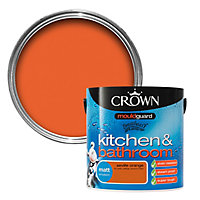 Crown Kitchen & bathroom Seville orange Matt Emulsion paint, 2.5L