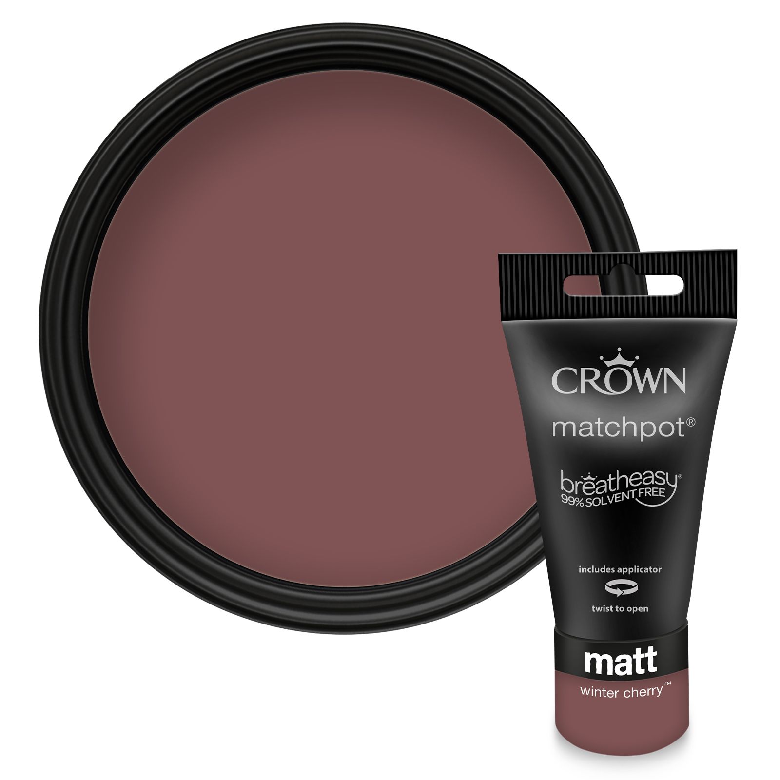 Crown Light Neural Matt Emulsion paint, 40ml