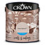Crown Linen Blend Mid sheen Emulsion paint, 2.5L