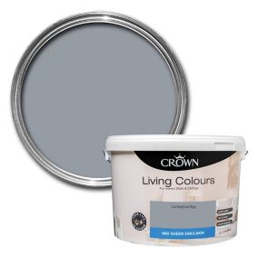 Crown Living Colours Carlingford bay Mid sheen Emulsion paint, 10L