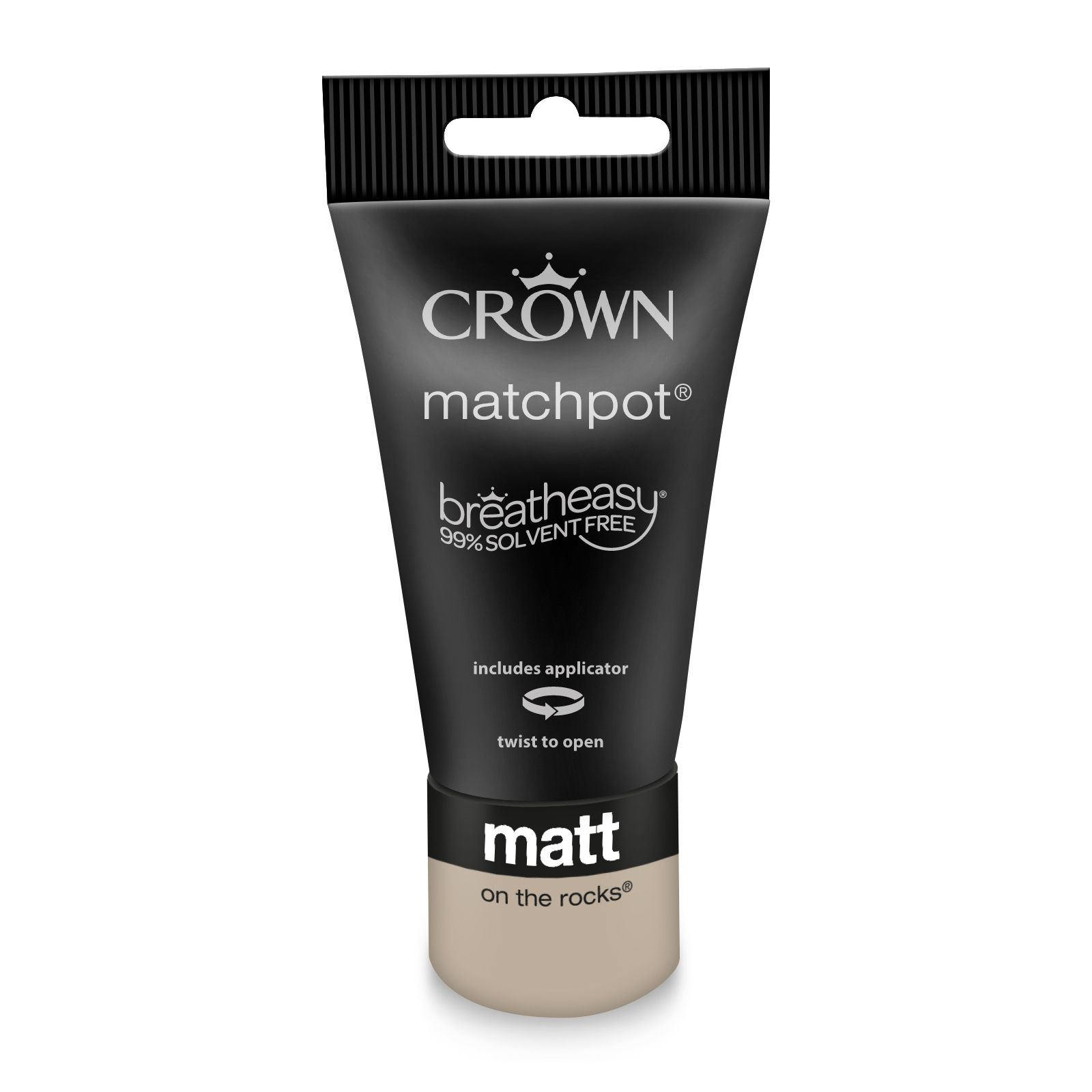 Crown Neutrals On the rocks Matt Emulsion paint, 40ml