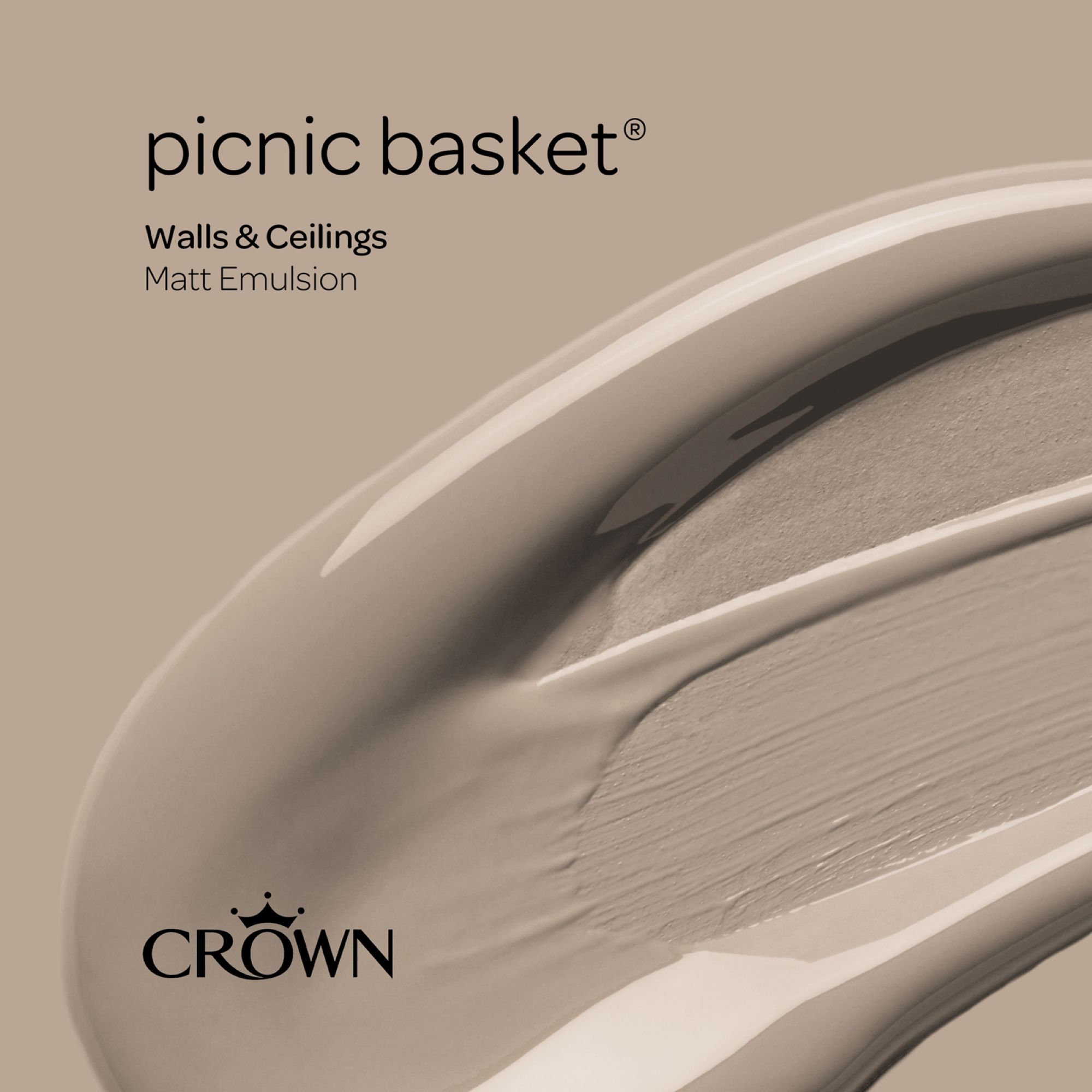Crown Picnic Basket Matt Wall & ceiling Emulsion paint, 2.5L